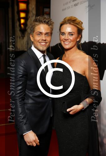 Amsterdam 30 maart 2015
Premiere Bloed zweet en tranen (film over het leven van Andre Hazes) in Tuschinski.
Andre Hazes Jr. en vriendin