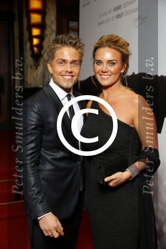 Amsterdam 30 maart 2015
Premiere Bloed zweet en tranen (film over het leven van Andre Hazes) in Tuschinski.
Andre Hazes Jr. en vriendin