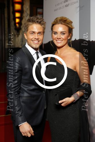 Amsterdam 30 maart 2015
Premiere Bloed zweet en tranen (film over het leven van Andre Hazes) in Tuschinski.
Andre Hazes Jr. en vriendin