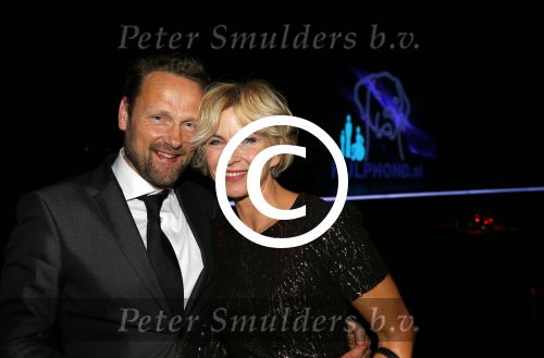 Hilversum 26 maart 2015
Gala stichting hulphond in studio 21.
Job UbbensAnita Witzier met man
