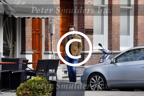 Amsterdam 31 maart 2015
Camiel Eurlings op straat in Amsterdam .
