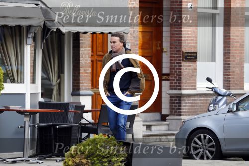 Amsterdam 31 maart 2015
Camiel Eurlings op straat in Amsterdam .