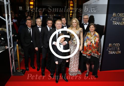 Amsterdam 30 maart 2015
Premiere Bloed zweet en tranen (film over het leven van Andre Hazes) in Tuschinski.
cast hazes