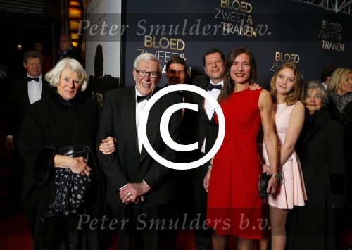 Amsterdam 30 maart 2015
Premiere Bloed zweet en tranen (film over het leven van Andre Hazes) in Tuschinski.
Diederick Koopal met familie
