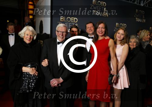 Amsterdam 30 maart 2015
Premiere Bloed zweet en tranen (film over het leven van Andre Hazes) in Tuschinski.
Diederick Koopal met familie