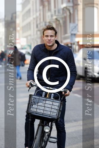 Amsterdam 17 maart 2015   
Dirk Taat op de fiets in amsterdam zuid