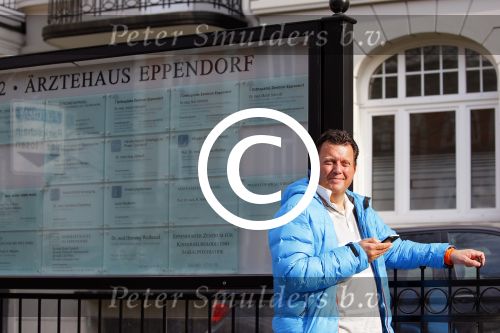 Hamburg 18 maart 2015   
Edwin Bredius bij het huis van Sylvie Meis in Hamburg