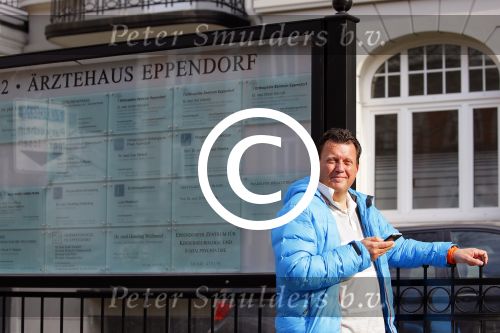 Hamburg 18 maart 2015   
Edwin Bredius bij het huis van Sylvie Meis in Hamburg