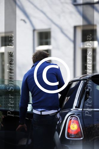 Amsterdam 17 maart 2015   
Giedo v d Garde in Amsterdam zuid in zijn mini cooper