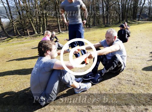 Blaricum 8 maart 2015
De koffieshof van Gordon blushing organiseert bootcamps.
Ook John Heuckeroth (broer Gordon) kwam met zijn zoontje kijken