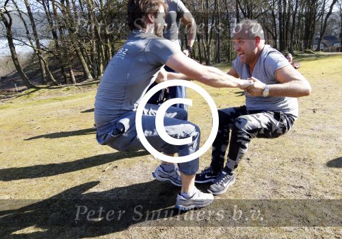 Blaricum 8 maart 2015
De koffieshof van Gordon blushing organiseert bootcamps.
Ook John Heuckeroth (broer Gordon) kwam met zijn zoontje kijken