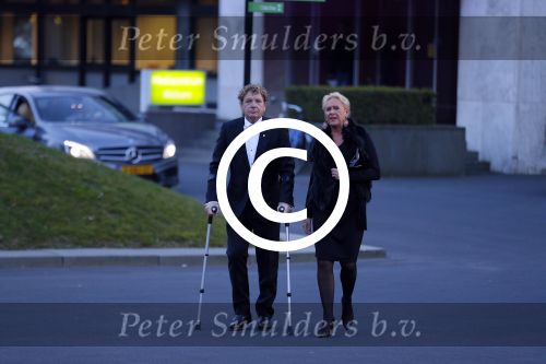 Hilversum 17 maart 2015
Uitreiking van de Buma Stemra prijzen in studio 21
Hans v Hemert op krukken