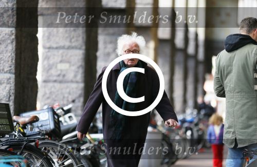 Amsterdam 30 maart 2015
Henk Spaan op straat in Amsterdam