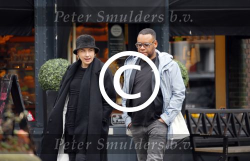 Amsterdam 9 maart 2015 
Howard Komproe met zijn vriendin in Amsterdam zuid