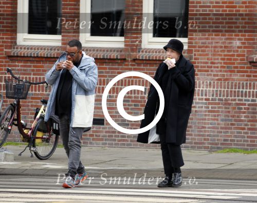 Amsterdam 9 maart 2015 
Howard Komproe met zijn vriendin in Amsterdam zuid
