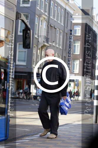 Amsterdam 11 maart 2015         
Hugo Metsers stapt in de tram