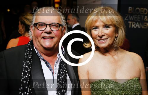 Amsterdam 30 maart 2015
Premiere Bloed zweet en tranen (film over het leven van Andre Hazes) in Tuschinski.
John v d Ven met zijn vrouw Margot v d Ven