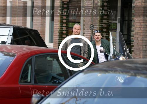 Amsterdam 17 maart 2015  
Koen Verweij en Sven Kramer in Amsterdam zuid.