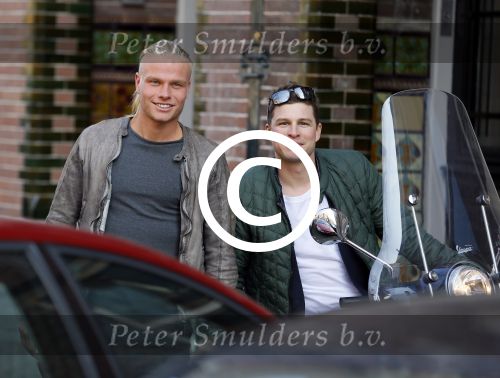 Amsterdam 17 maart 2015  
Koen Verweij en Sven Kramer in Amsterdam zuid.