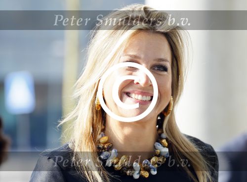 Amsterdam 13 maart 2015
Koningin Maxima bij Deloitte in Amsterdam. Maxima heeft een nieuwe audi A8