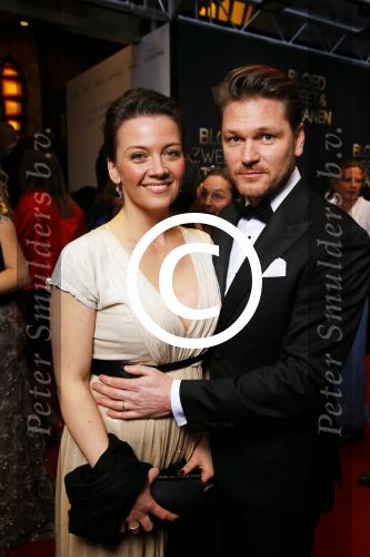 Amsterdam 30 maart 2015
Premiere Bloed zweet en tranen (film over het leven van Andre Hazes) in Tuschinski.
Luc Peters met zijn vrouw