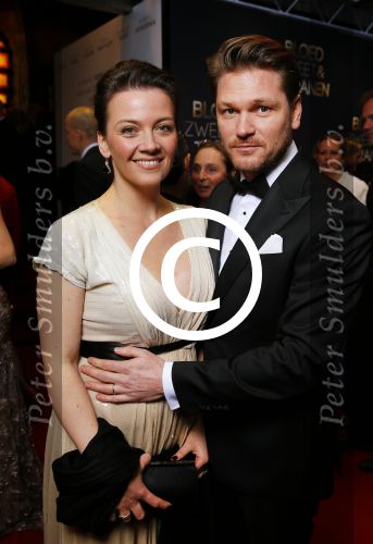 Amsterdam 30 maart 2015
Premiere Bloed zweet en tranen (film over het leven van Andre Hazes) in Tuschinski.
Luc Peters met zijn vrouw