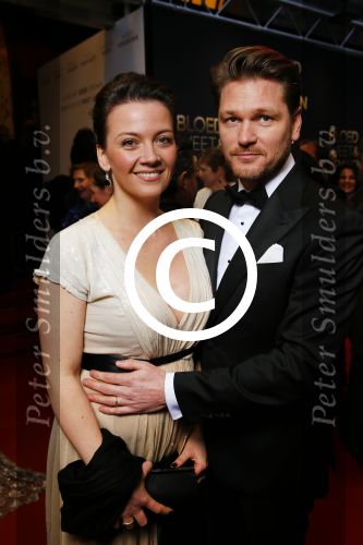 Amsterdam 30 maart 2015
Premiere Bloed zweet en tranen (film over het leven van Andre Hazes) in Tuschinski.
Luc Peters met zijn vrouw
