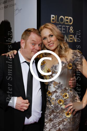 Amsterdam 30 maart 2015
Premiere Bloed zweet en tranen (film over het leven van Andre Hazes) in Tuschinski.
Martijn Fischer met Dadewych Minis en Matheu Hinzen
