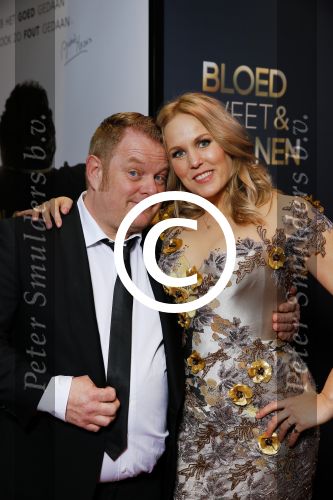 Amsterdam 30 maart 2015
Premiere Bloed zweet en tranen (film over het leven van Andre Hazes) in Tuschinski.
Martijn Fischer met Dadewych Minis en Matheu Hinzen