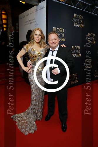 Amsterdam 30 maart 2015
Premiere Bloed zweet en tranen (film over het leven van Andre Hazes) in Tuschinski.
Martijn Fischer met Dadewych Minis en Matheu Hinzen
