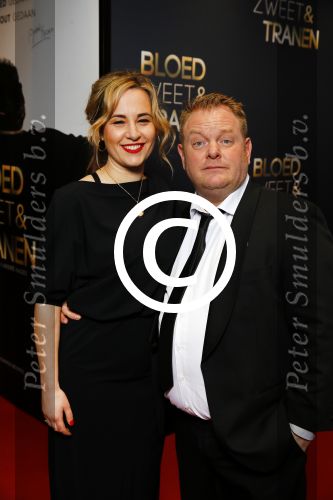 Amsterdam 30 maart 2015
Premiere Bloed zweet en tranen (film over het leven van Andre Hazes) in Tuschinski.
Martijn Fischer met zijn vriendin