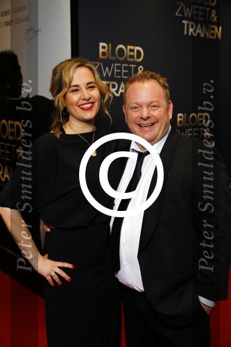 Amsterdam 30 maart 2015
Premiere Bloed zweet en tranen (film over het leven van Andre Hazes) in Tuschinski.
Martijn Fischer met zijn vriendin