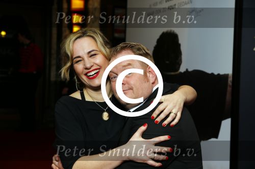 Amsterdam 30 maart 2015
Premiere Bloed zweet en tranen (film over het leven van Andre Hazes) in Tuschinski.
Martijn Fischer met zijn vriendin