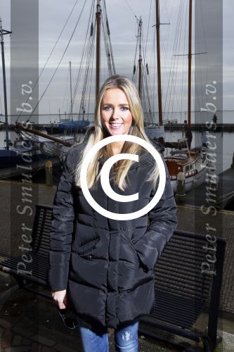 Volendam 5 maart 2014
Presentatie 100% NL Magazine ism postcodeloterij bij old Dutch.
Monique Smit zwanger