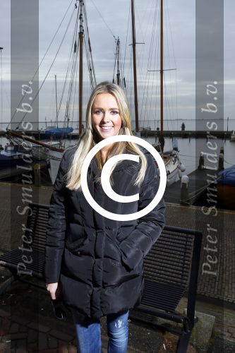 Volendam 5 maart 2014
Presentatie 100% NL Magazine ism postcodeloterij bij old Dutch.
Monique Smit zwanger