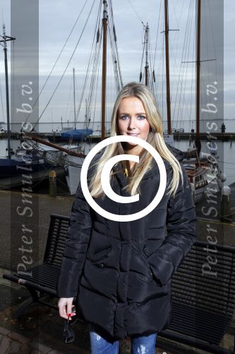 Volendam 5 maart 2014
Presentatie 100% NL Magazine ism postcodeloterij bij old Dutch.
Monique Smit zwanger