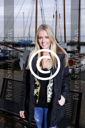 Volendam 5 maart 2014
Presentatie 100% NL Magazine ism postcodeloterij bij old Dutch.
Monique Smit zwanger