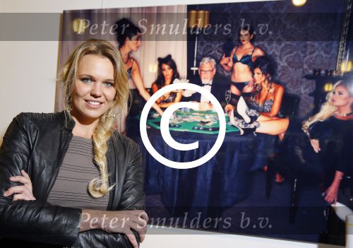 Alphen aan de Rijn 28 februari 2015
Opening expositie Myrthe Mylius. Vriend Thomas Berge en zoontje Jack zijn natuurlijk aanwezig.