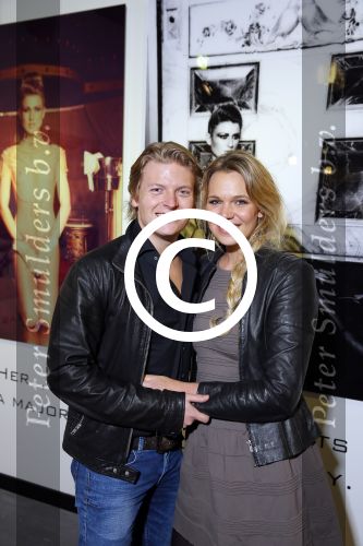 Alphen aan de Rijn 28 februari 2015
Opening expositie Myrthe Mylius. Vriend Thomas Berge en zoontje Jack zijn natuurlijk aanwezig.
