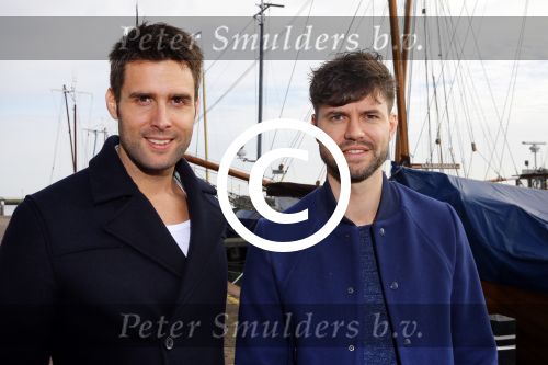 Volendam 5 maart 2014
Presentatie 100% NL Magazine ism postcodeloterij bij old Dutch.
Nick Schilder en Simon Keizer