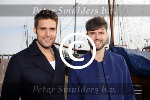 Volendam 5 maart 2014
Presentatie 100% NL Magazine ism postcodeloterij bij old Dutch.
Nick Schilder en Simon Keizer