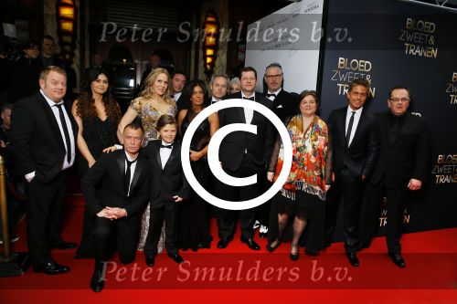 Amsterdam 30 maart 2015
Premiere Bloed zweet en tranen (film over het leven van Andre Hazes) in Tuschinski.
Cast met Rachel Roxeanne en Dre Hazes