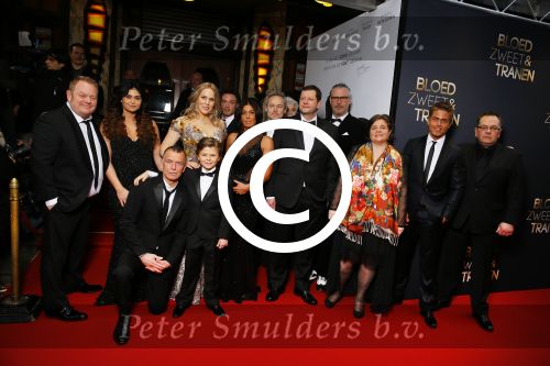 Amsterdam 30 maart 2015
Premiere Bloed zweet en tranen (film over het leven van Andre Hazes) in Tuschinski.
Cast met Rachel Roxeanne en Dre Hazes