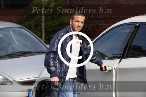 Hamburg 18 maart 2015
Rafael v d Vaart vertrekt vanaf zijn huis naar de training van HSV