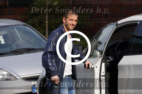 Hamburg 18 maart 2015
Rafael v d Vaart vertrekt vanaf zijn huis naar de training van HSV