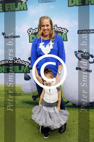 Amsterdam 22 maart 2015
Premiere Shaun het schaap in Tuschinski.
Regina Romeijn zwanger met dochter