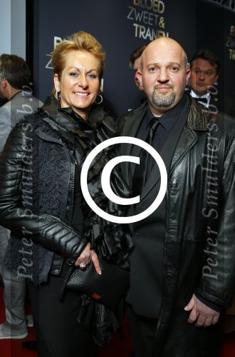 Amsterdam 30 maart 2015
Premiere Bloed zweet en tranen (film over het leven van Andre Hazes) in Tuschinski.
Robert de Waal met vrouw