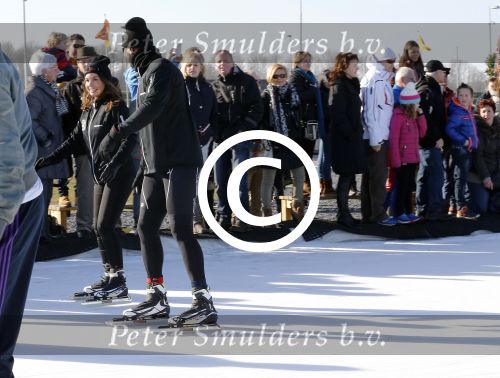 Biddinghuizen 8 maart 2015
Rosanna Kluivert schaatst mee voor de hollandse 100. een initiatief van Prins Bernhard jr