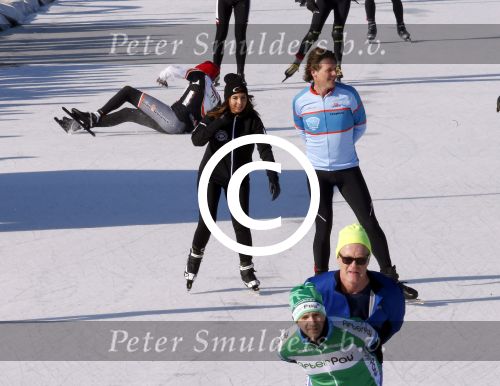 Biddinghuizen 8 maart 2015
Rosanna Kluivert schaatst mee voor de hollandse 100. een initiatief van Prins Bernhard jr