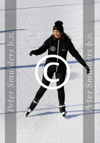 Biddinghuizen 8 maart 2015
Rosanna Kluivert schaatst mee voor de hollandse 100. een initiatief van Prins Bernhard jr
